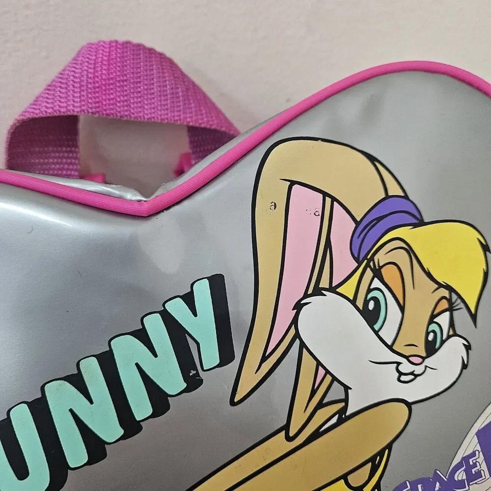 Vintage 1996 Space Jam Lola Bunny Heart‎ Shaped Backpack Warner Bros